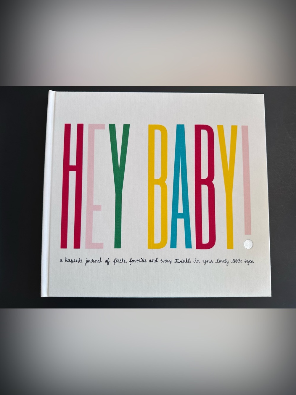 NEW Kate Spade 'Hey Baby' First Year Keepsake Journal Memory Book GIRL BOY